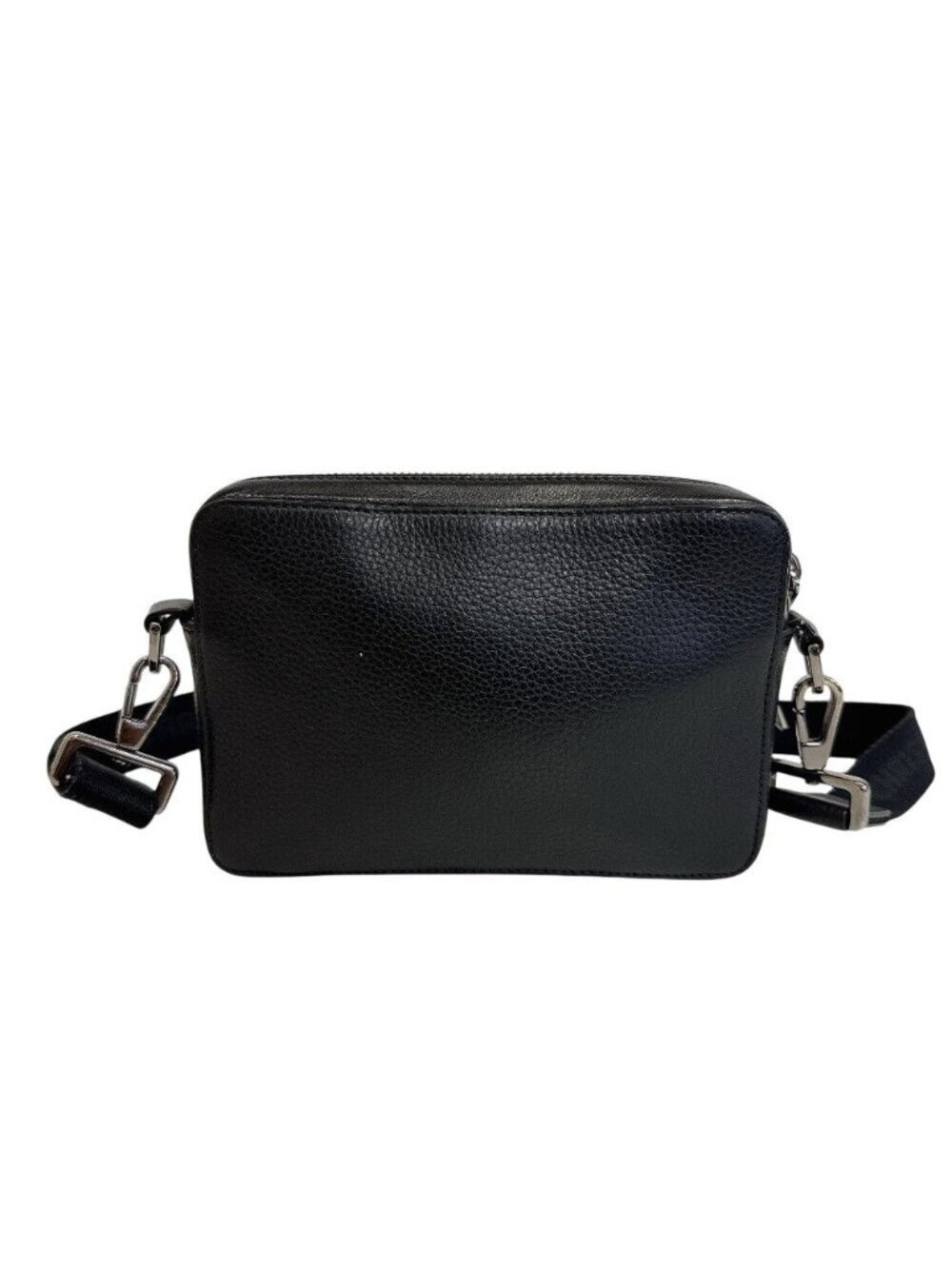 Dior CD Logo Shoulder Bag CD Leather Black